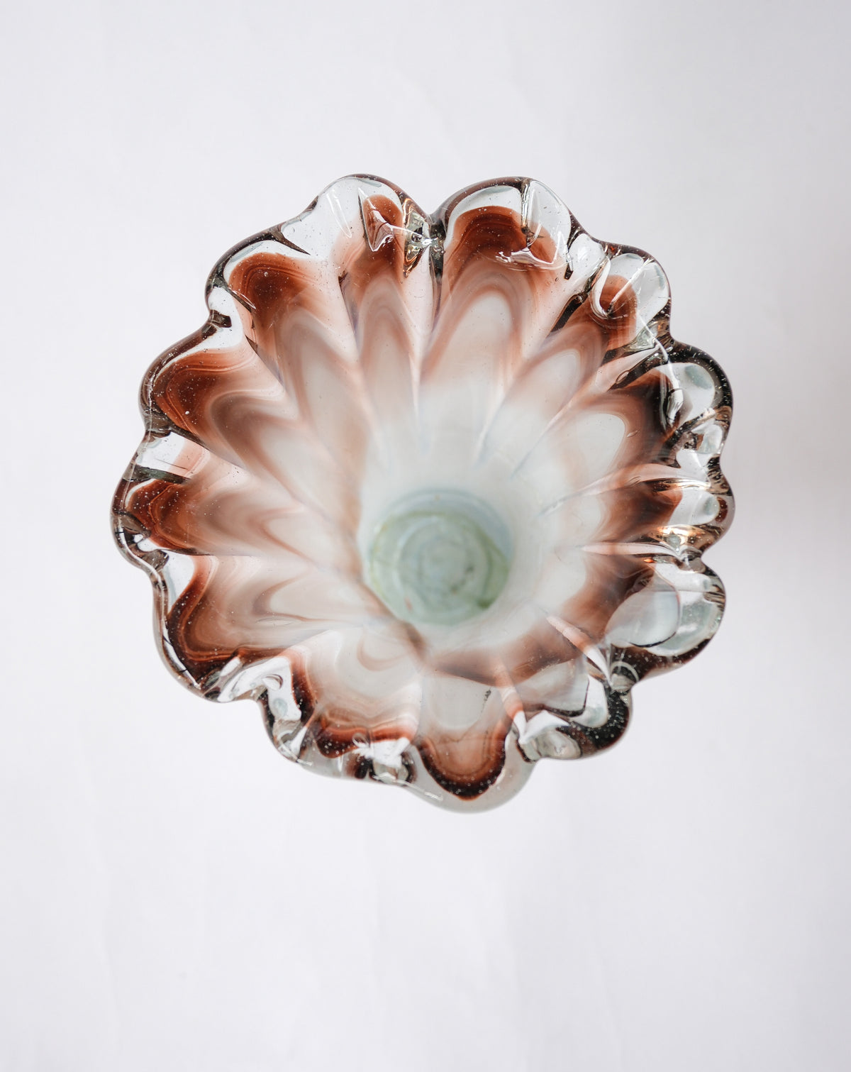 Vintage glass vase