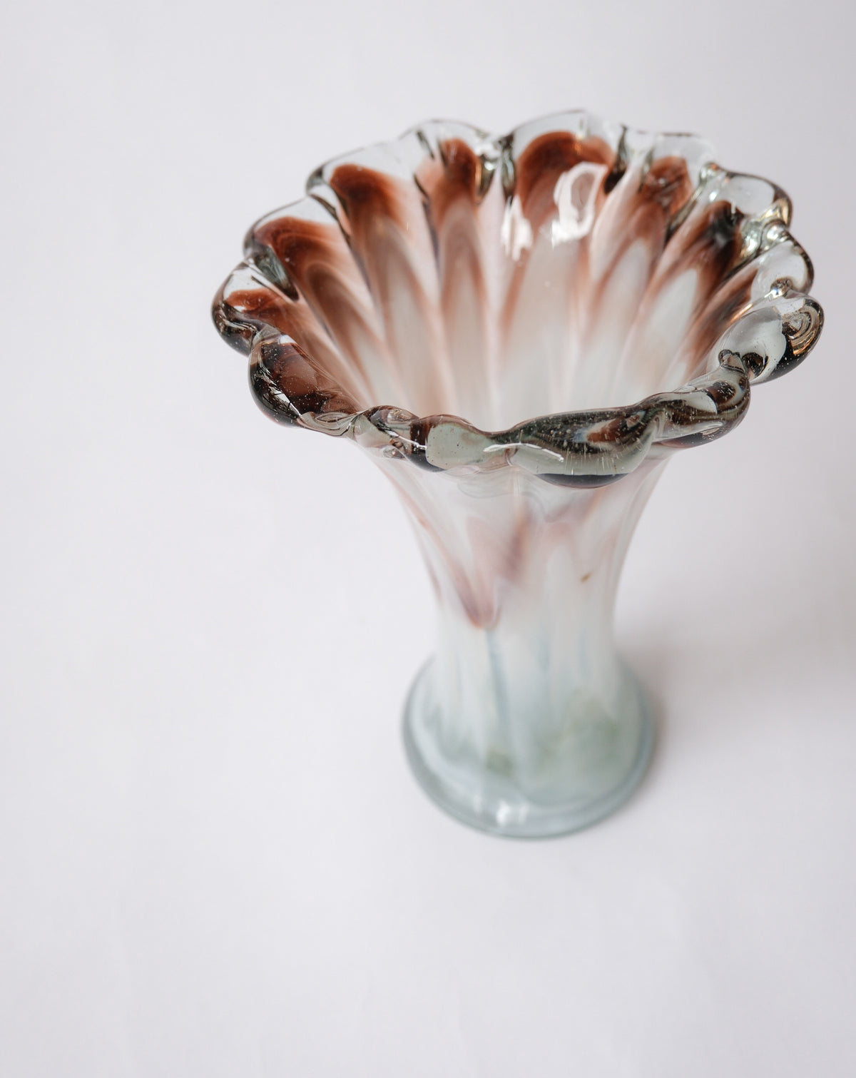 Vintage glass vase