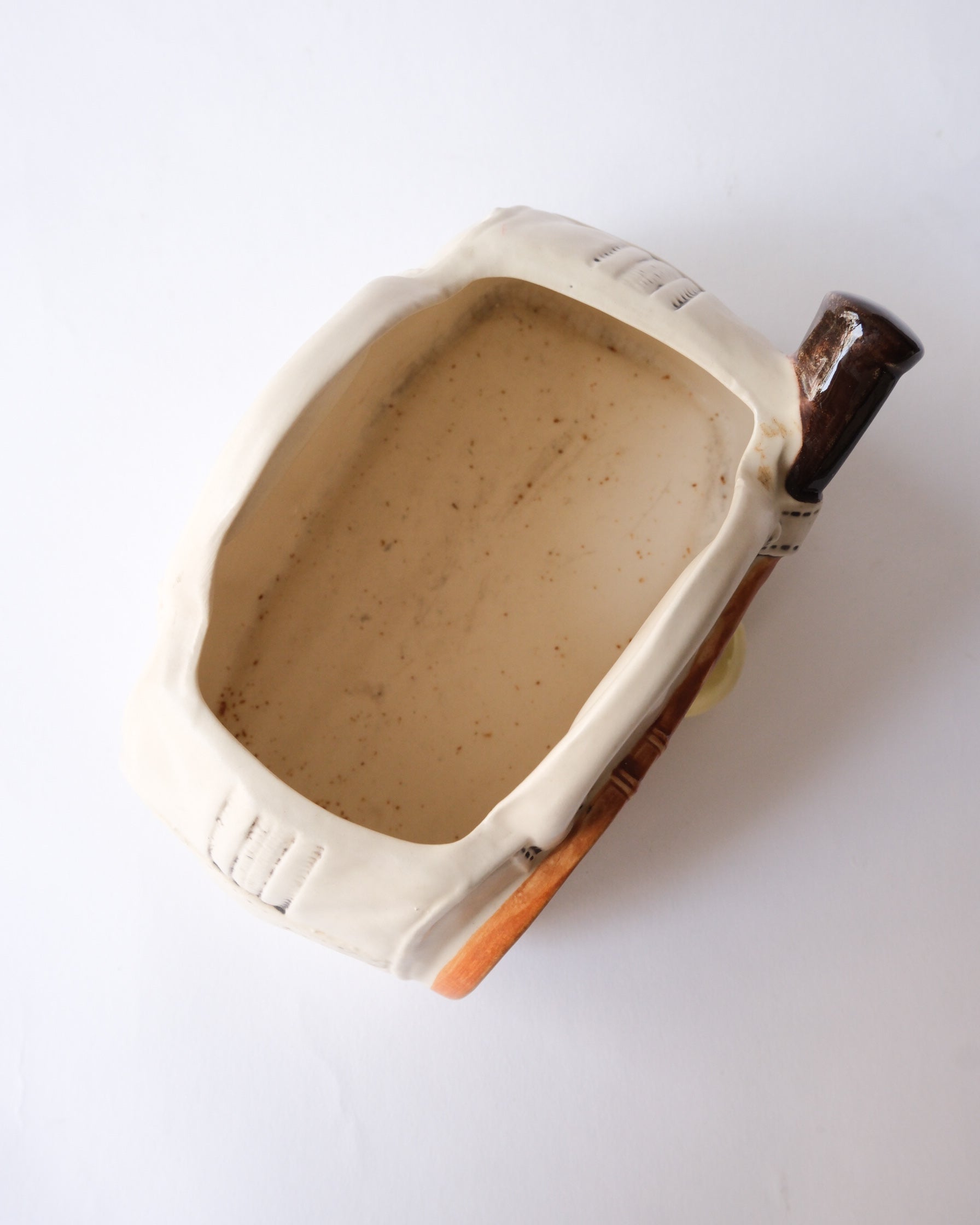 50-60’s Lefton tennis bag ceramic planter