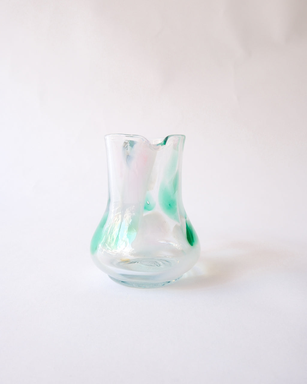Vintage glass mini pitcher