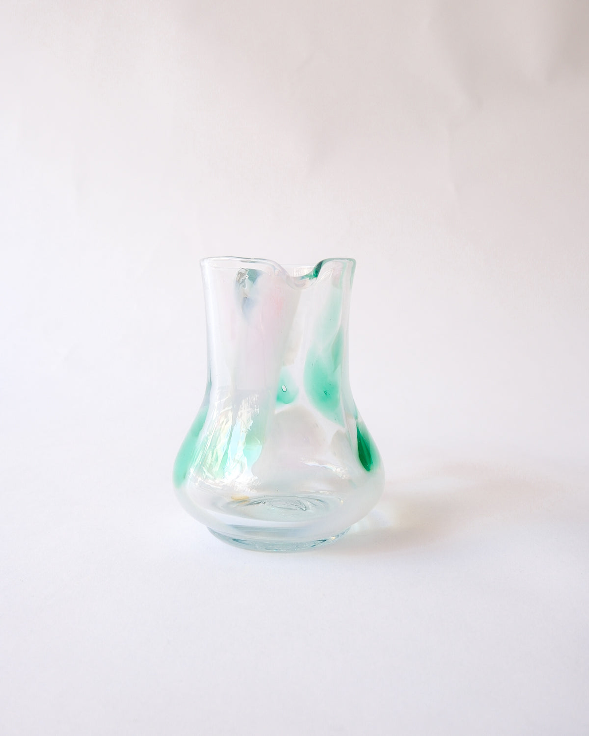 Vintage glass mini pitcher