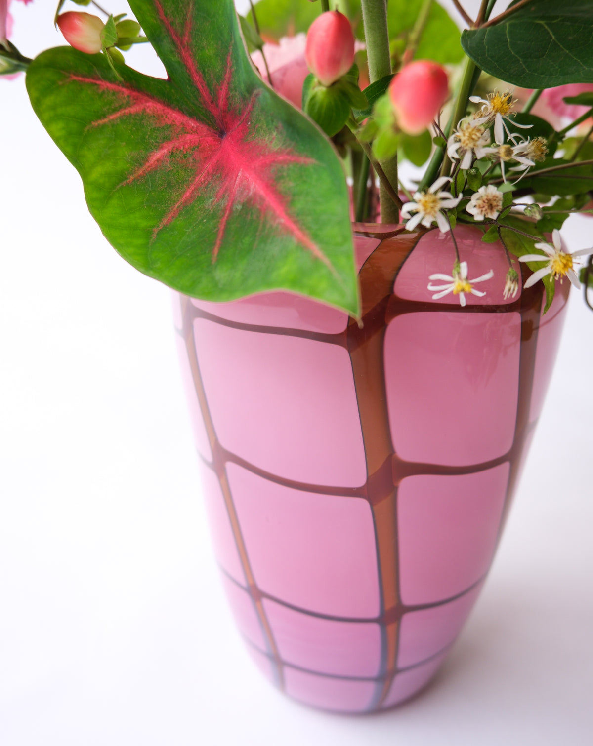 Designers art glass vase