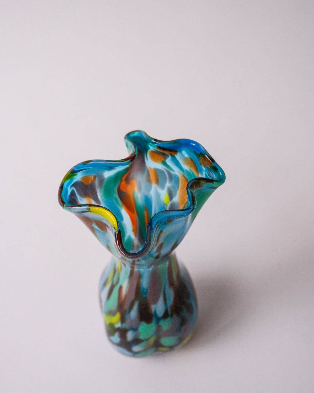 frill glass vase