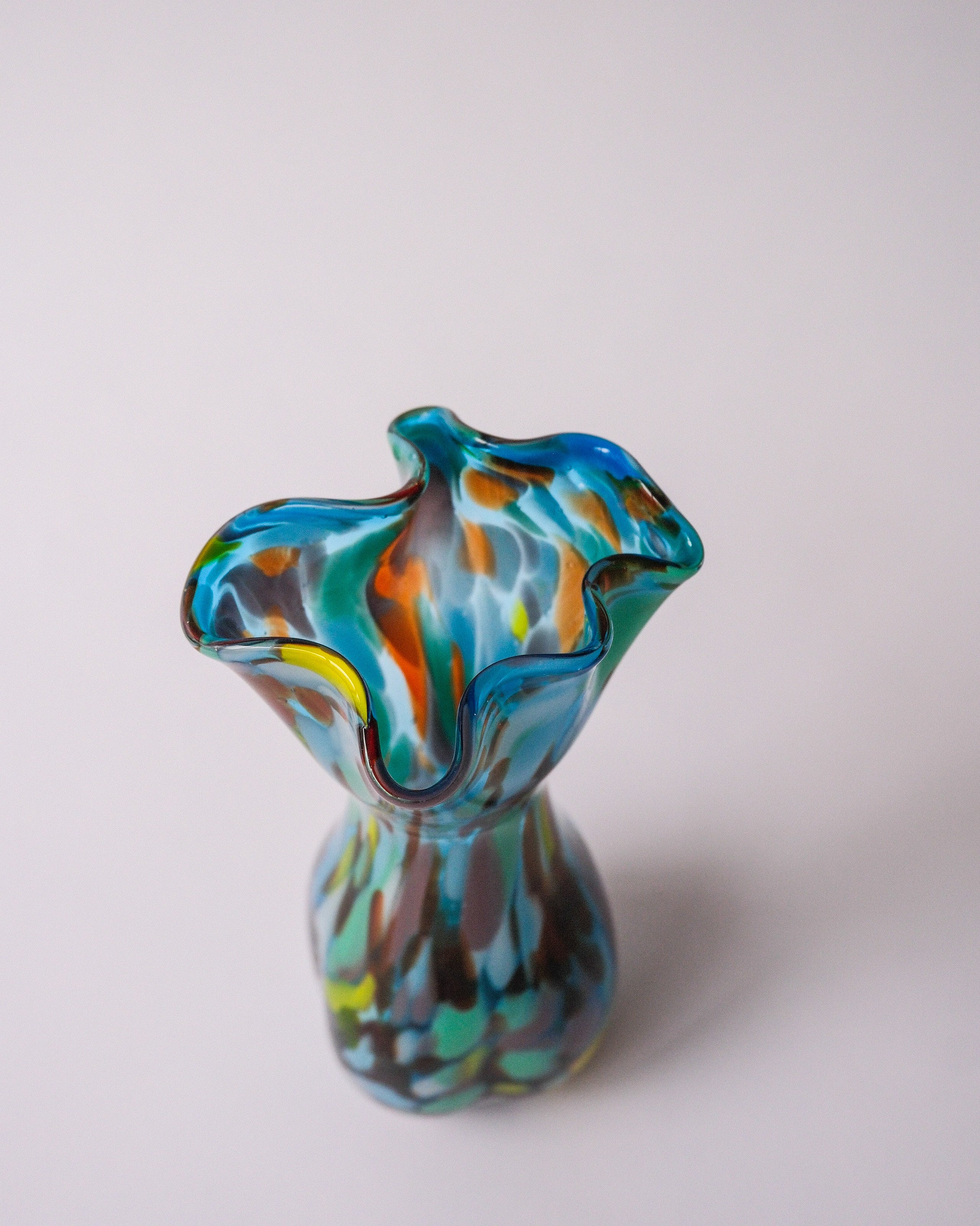 frill glass vase