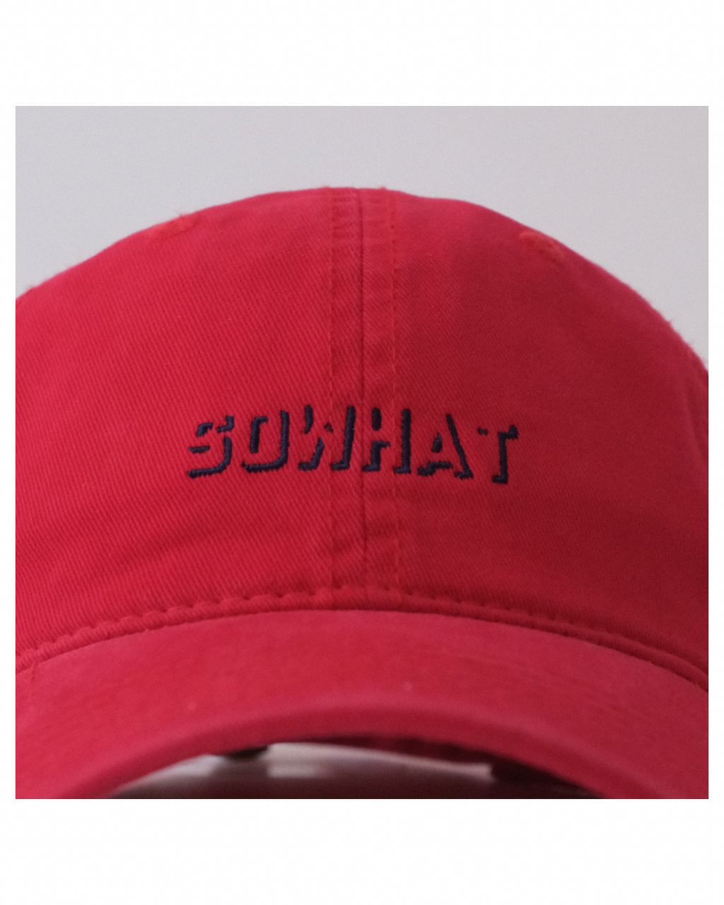 sowhat shadow logo cap