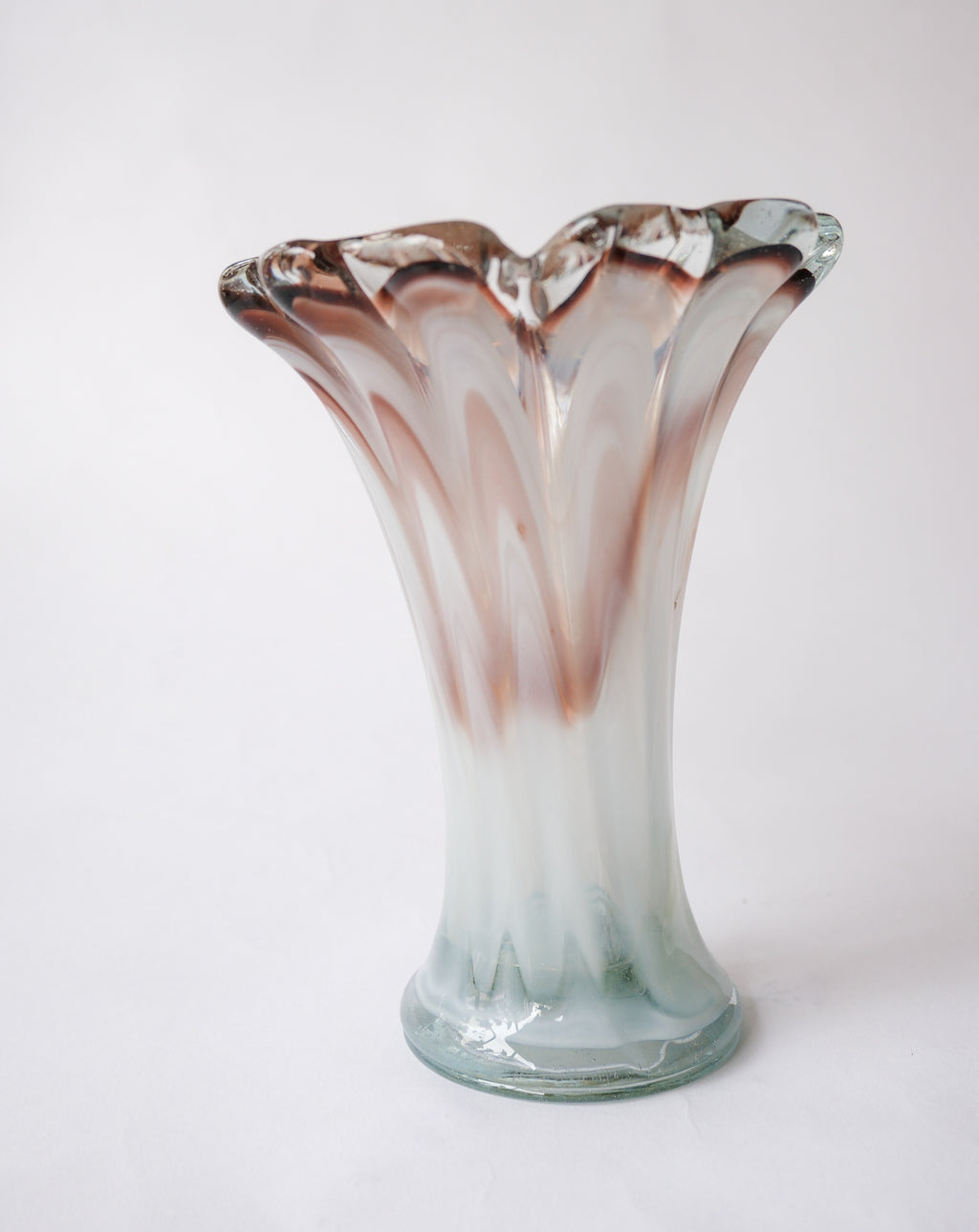 Vintage glass vase