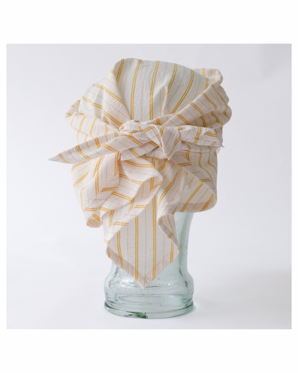 Sowhat Bandanna Cap Yellow Stripe