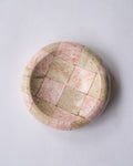 Checker stone ash tray