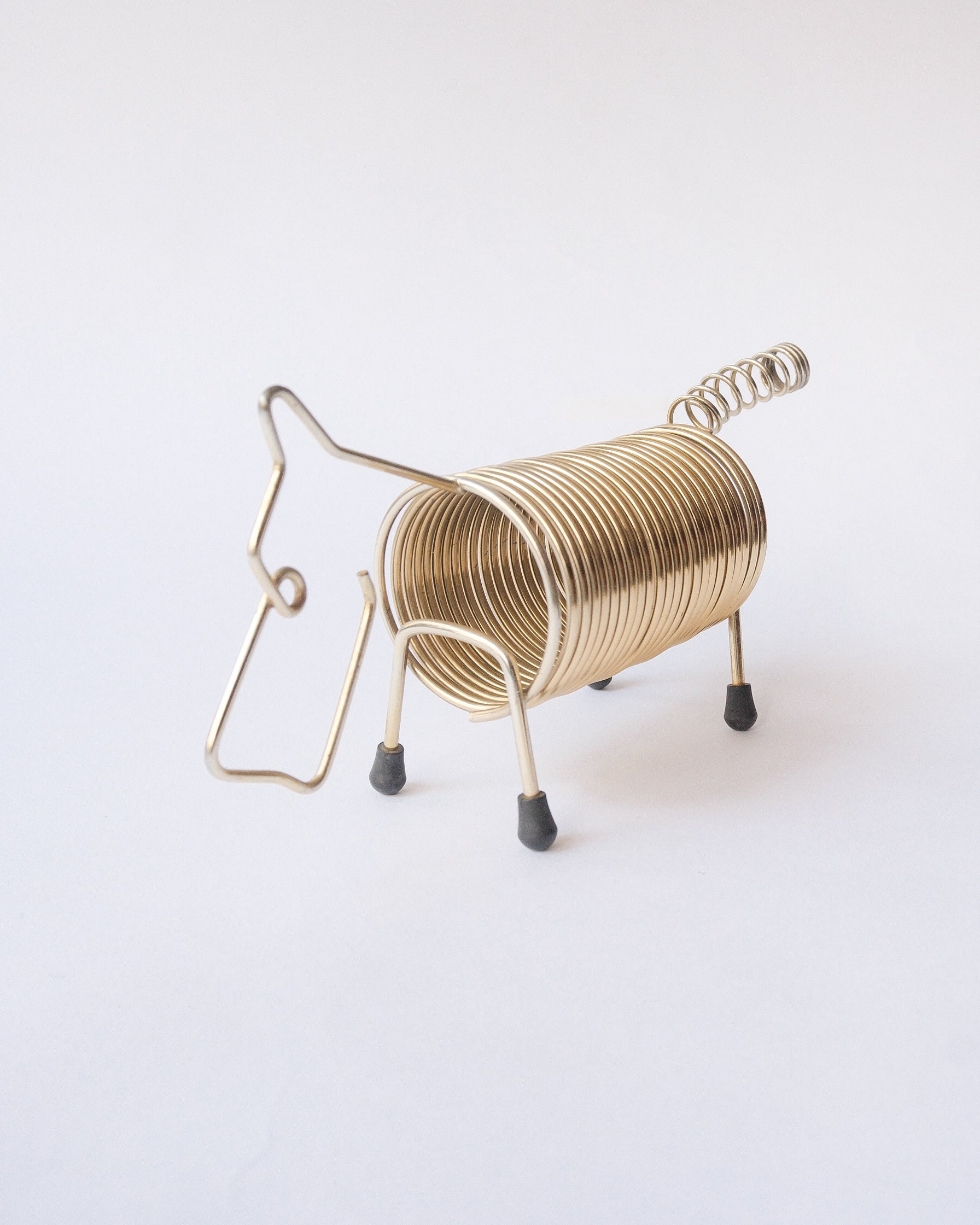 Metal Spring Dog Card Holder