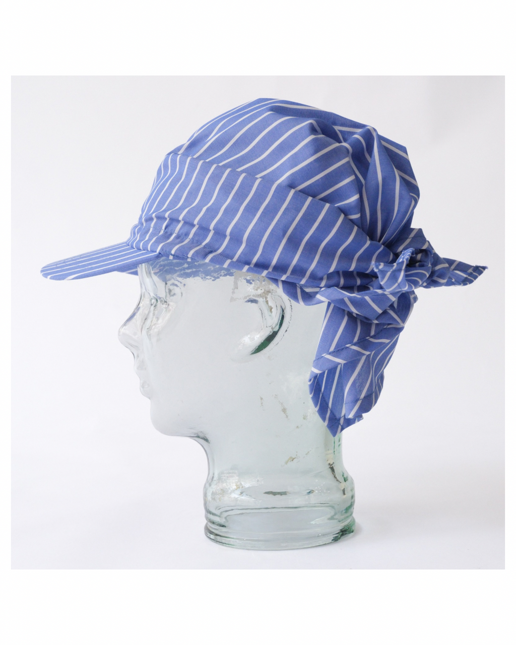 Sowhat Bandanna Cap Blue Stripe