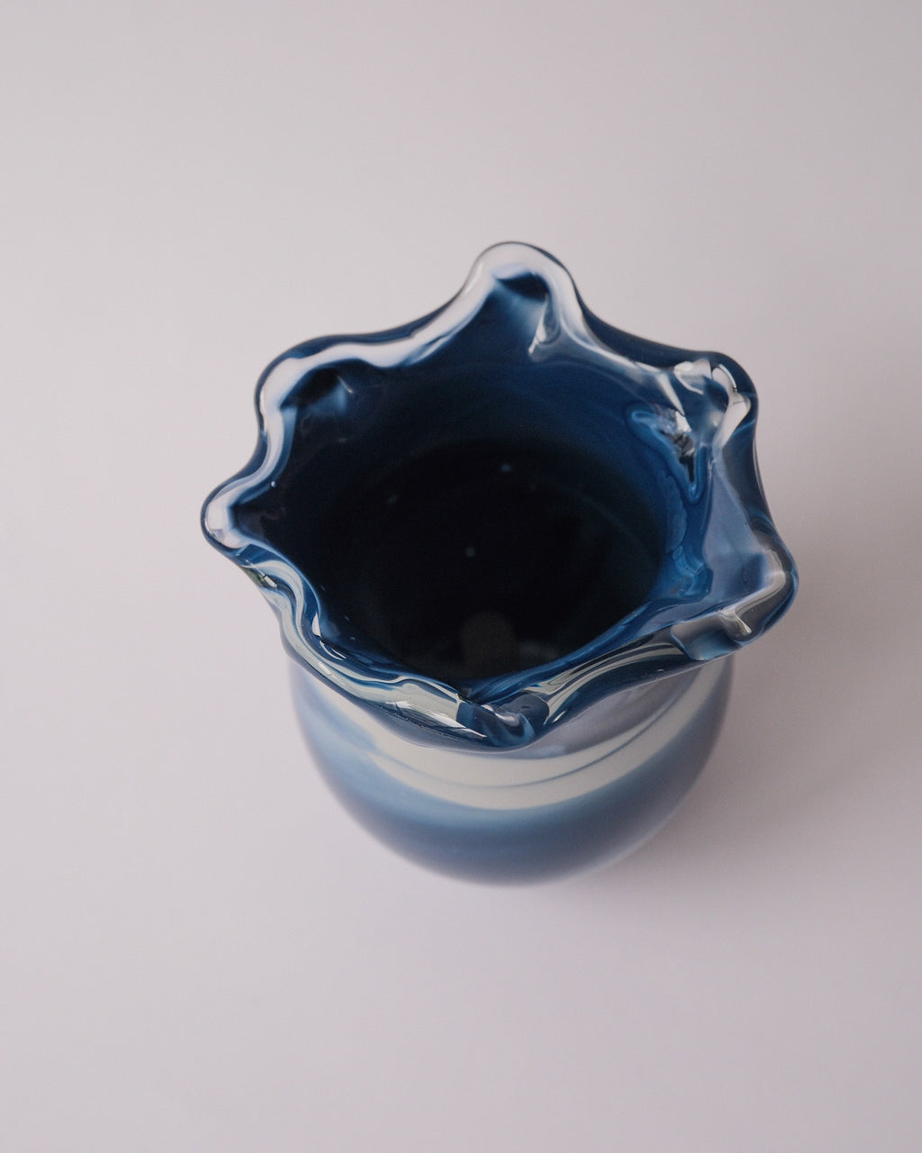 vintage art glass vase