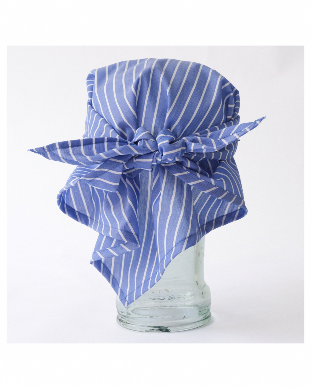 Sowhat Bandanna Cap Blue Stripe