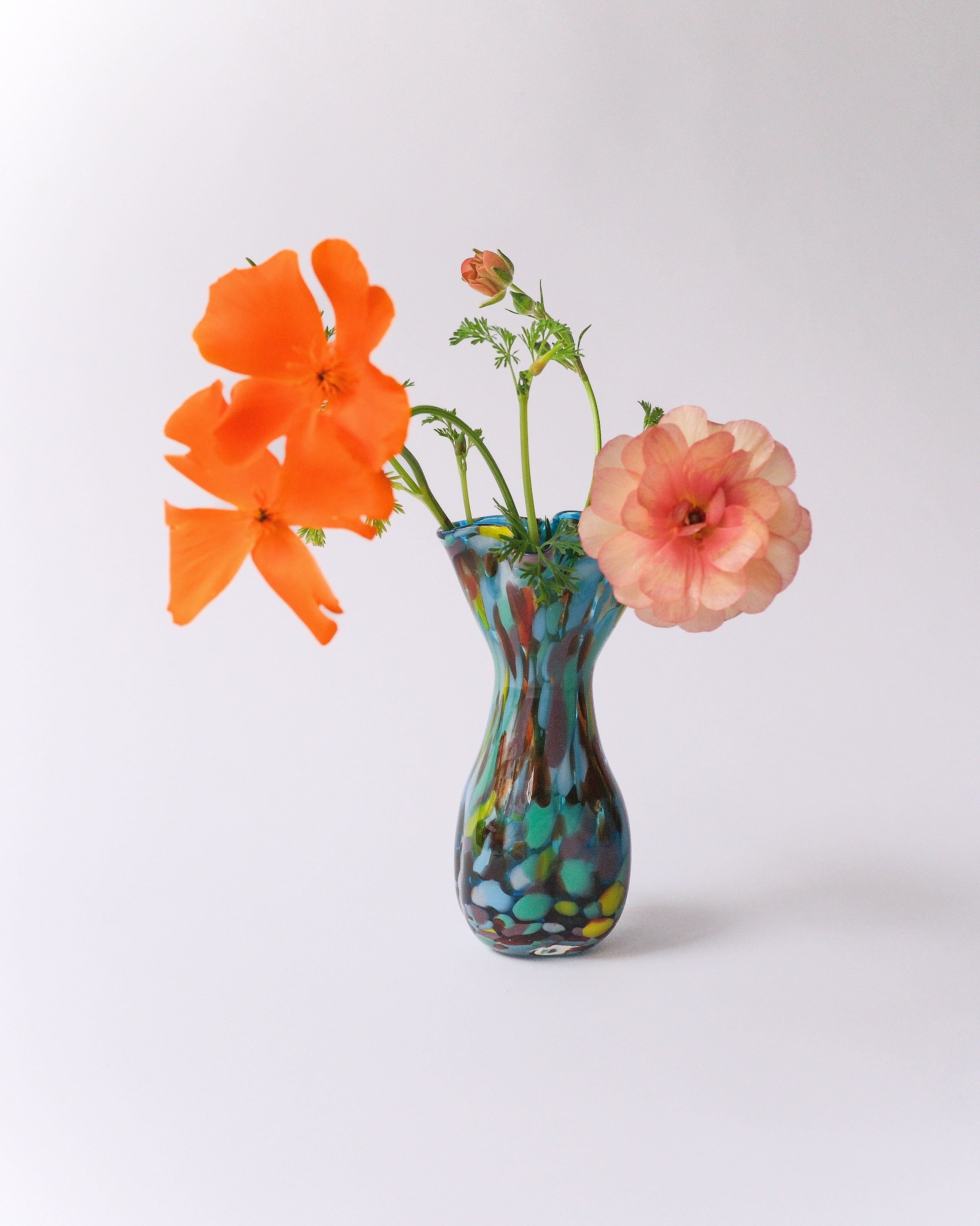 frill glass vase