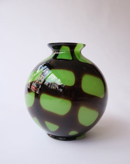 Vintage art glass vase