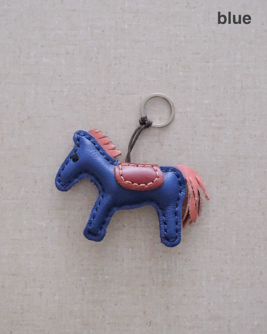 leather horse charm