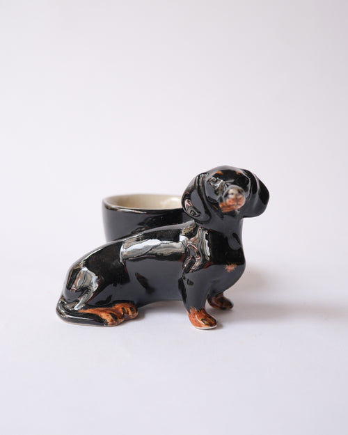 Dachshund egg stand