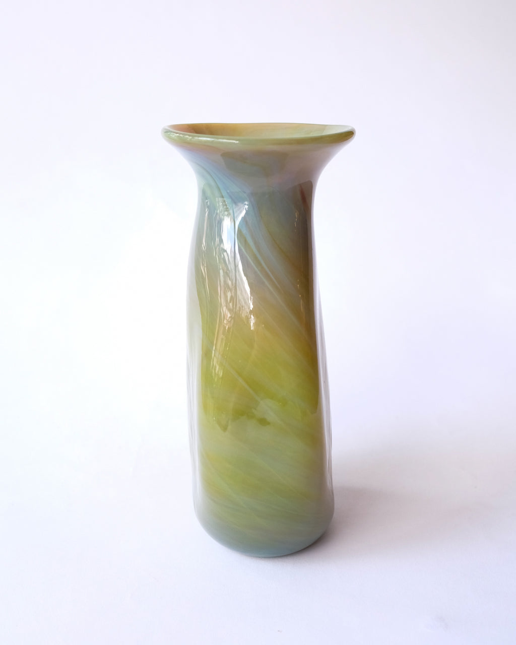 Vintage marble glass vase