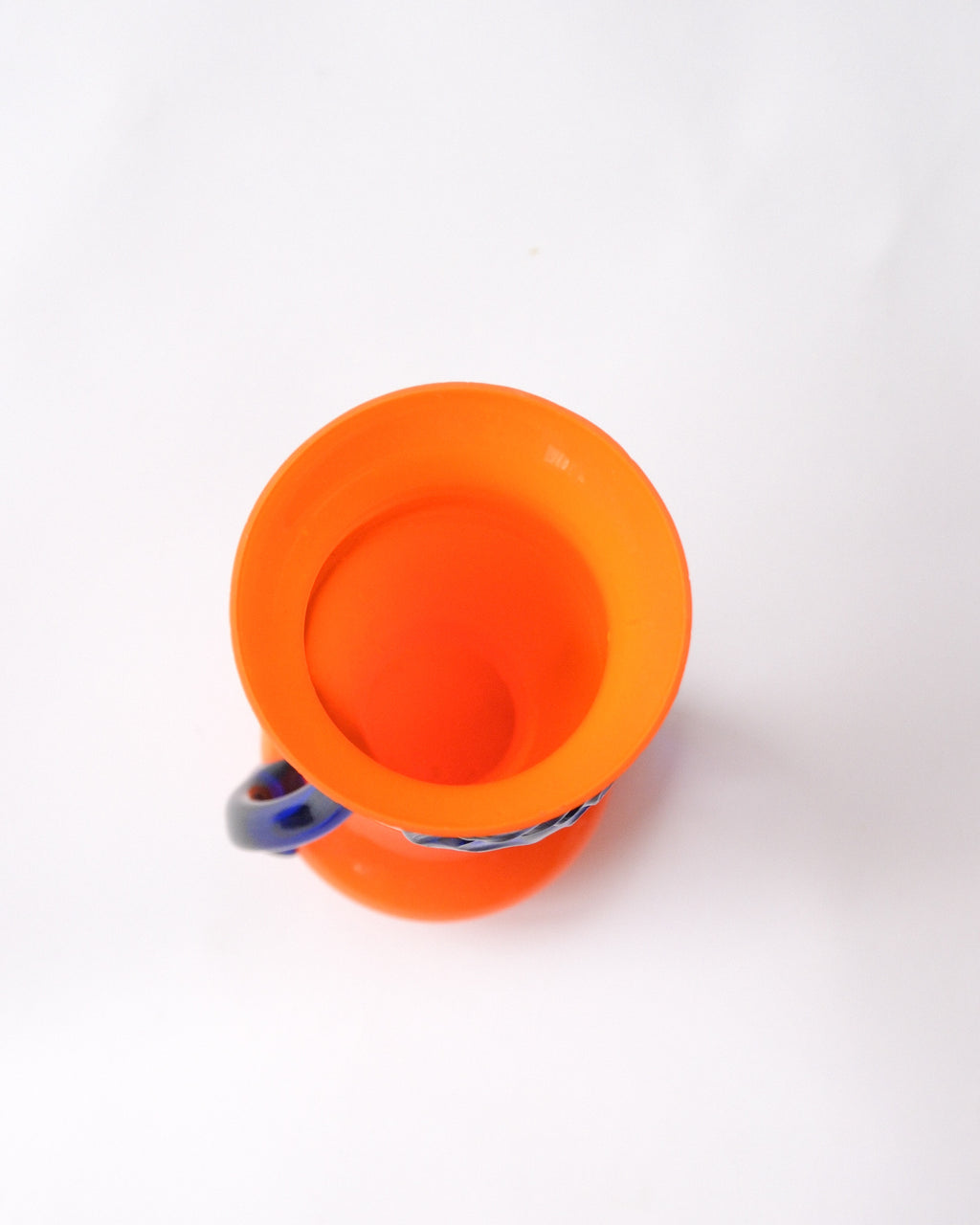 Glass vase made in Czech