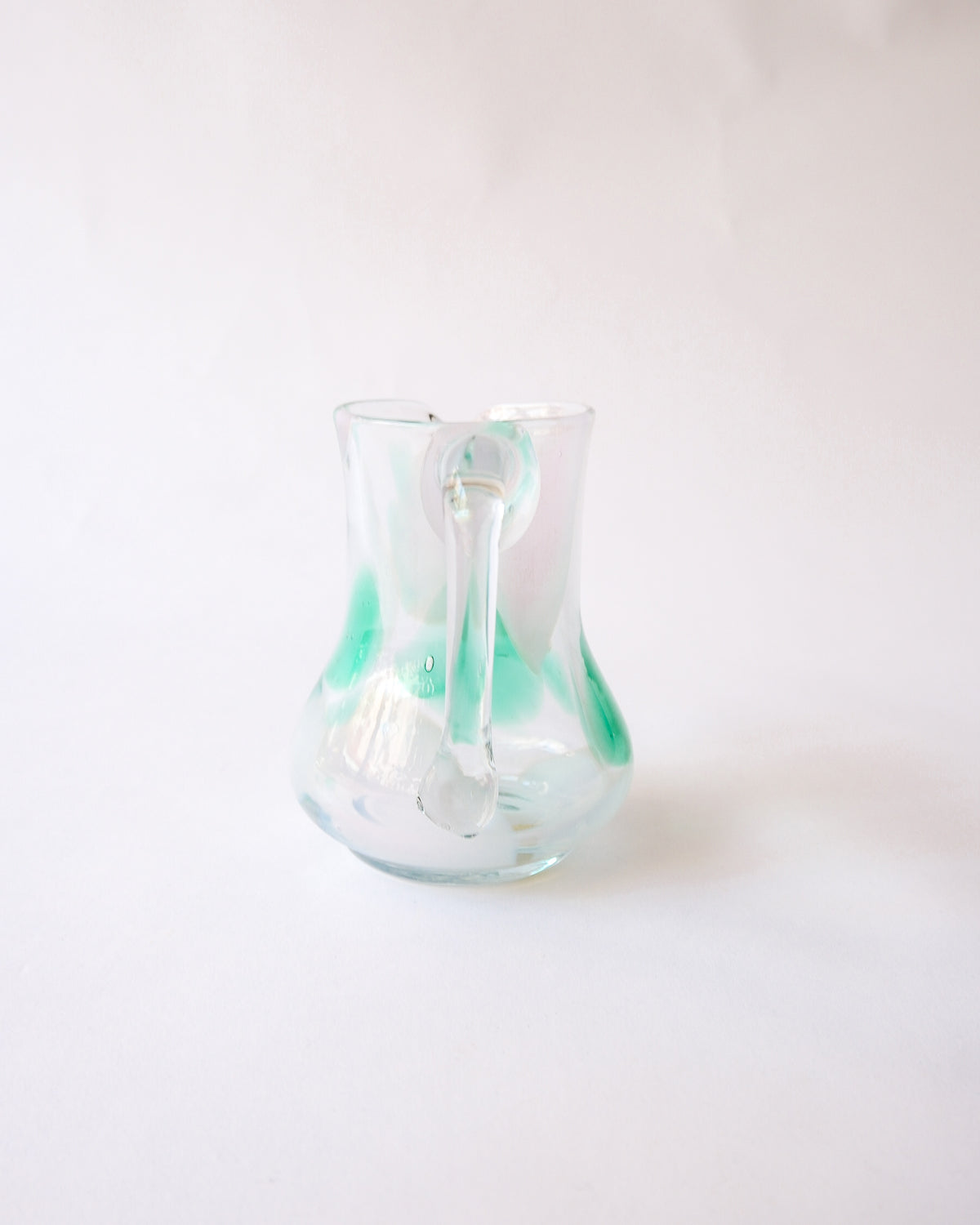 Vintage glass mini pitcher
