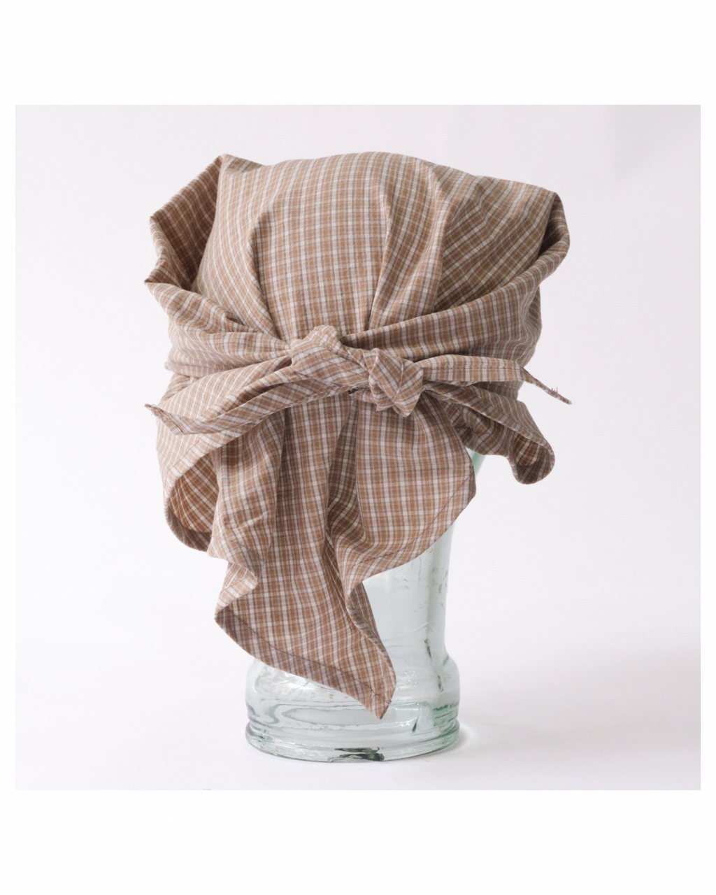 Sowhat Bandanna Cap Brown plaid