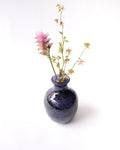 Purple glass vase