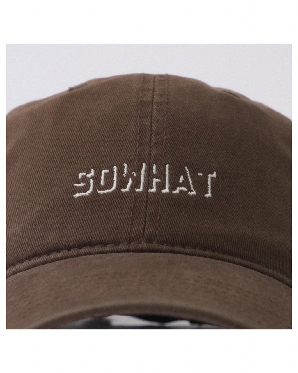 sowhat shadow logo cap
