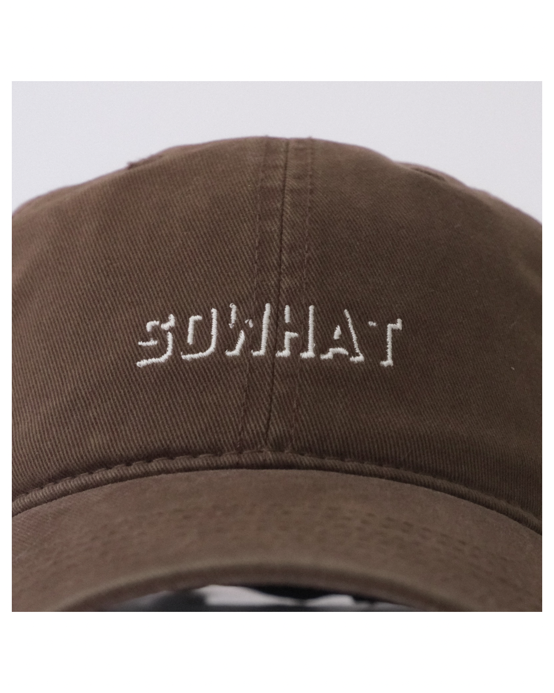 sowhat shadow logo cap