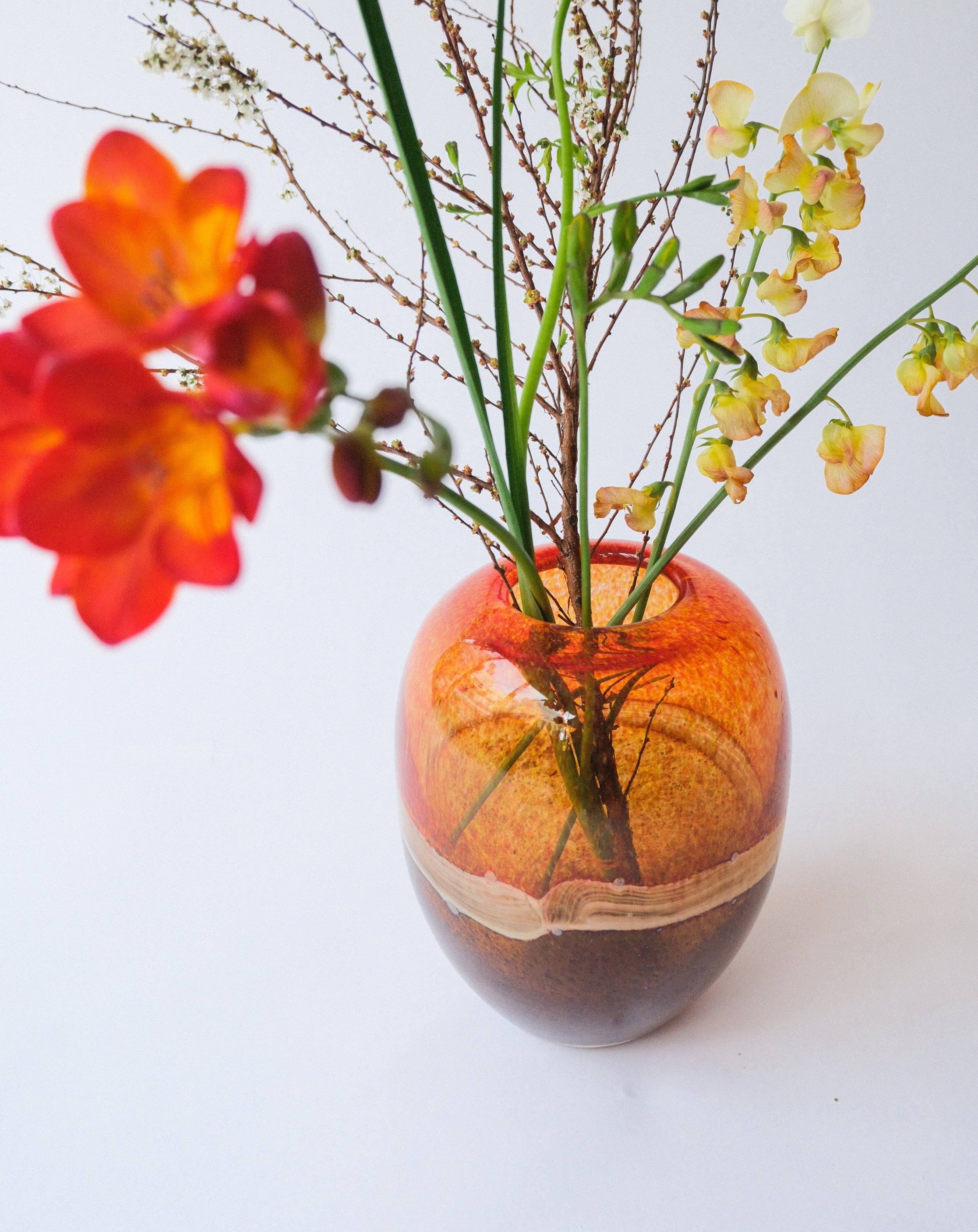 Glass vase