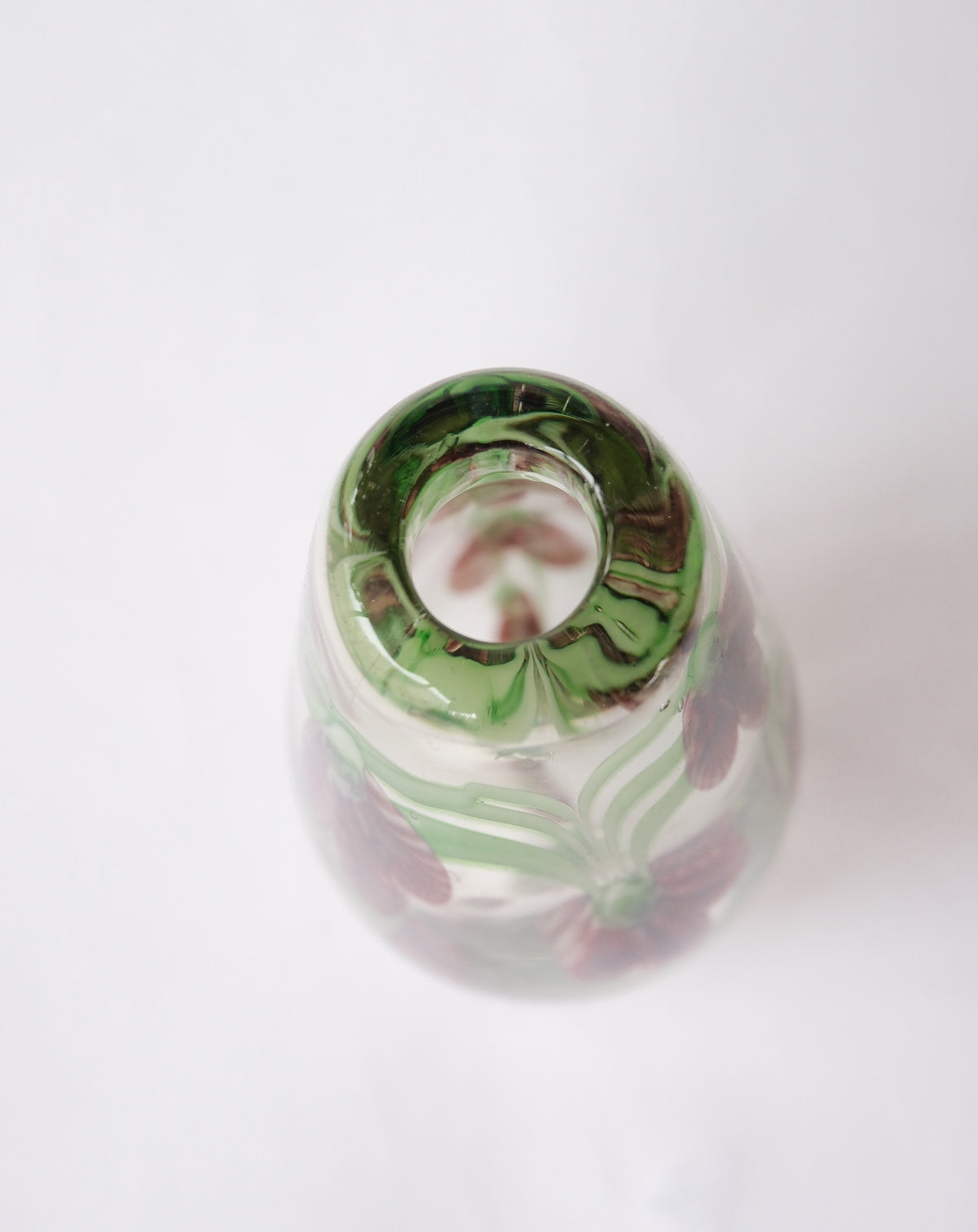 Vintage glass vase