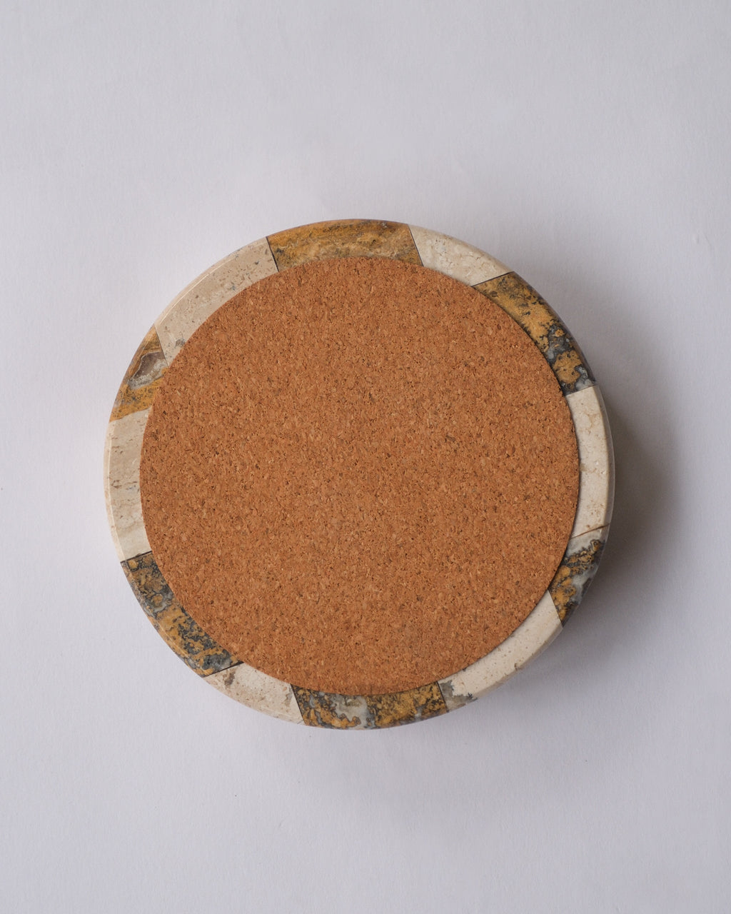 Checker stone ash tray