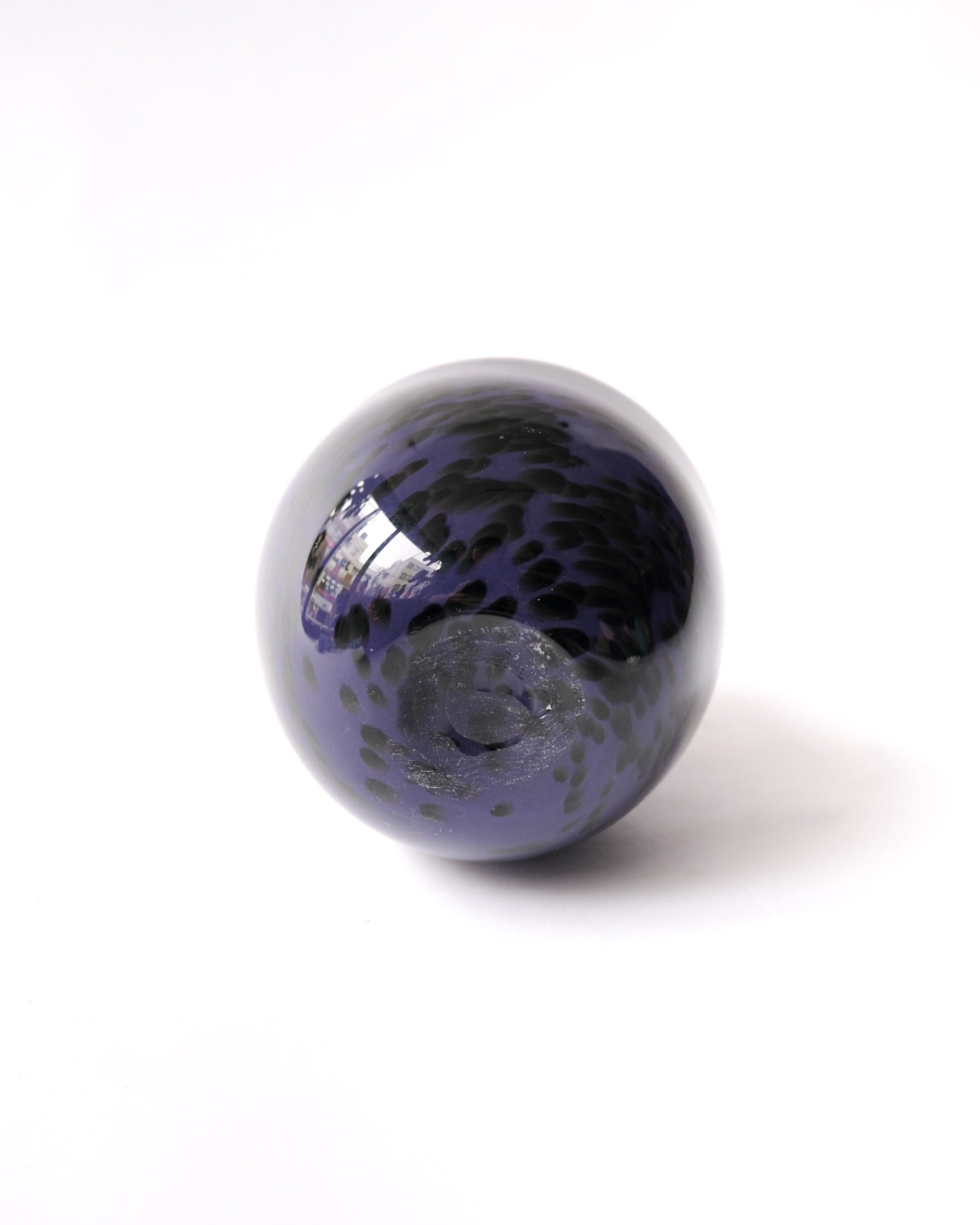 Purple glass vase