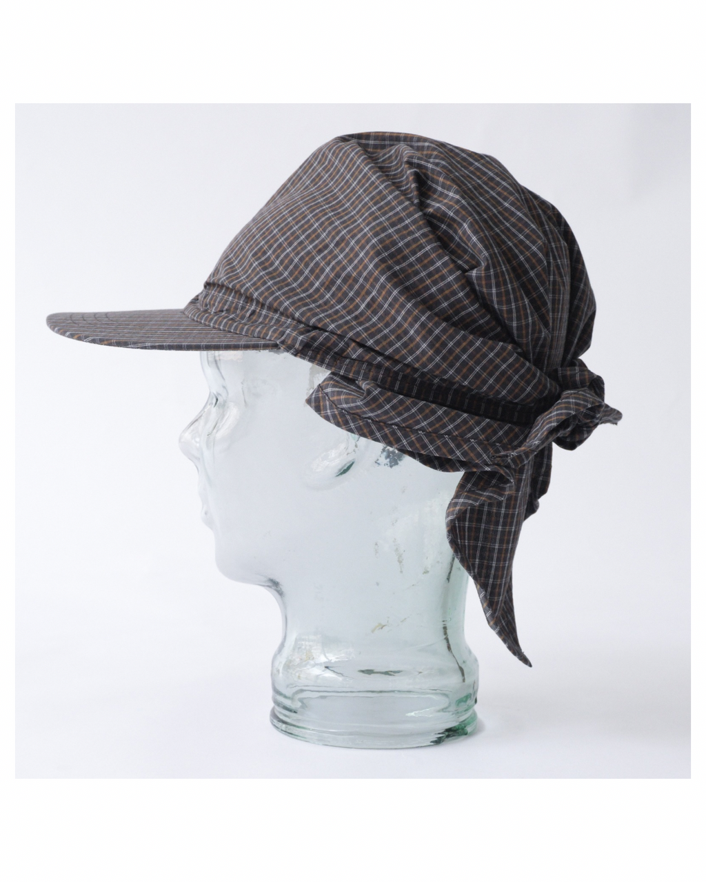 Sowhat Bandanna Cap Black plaid