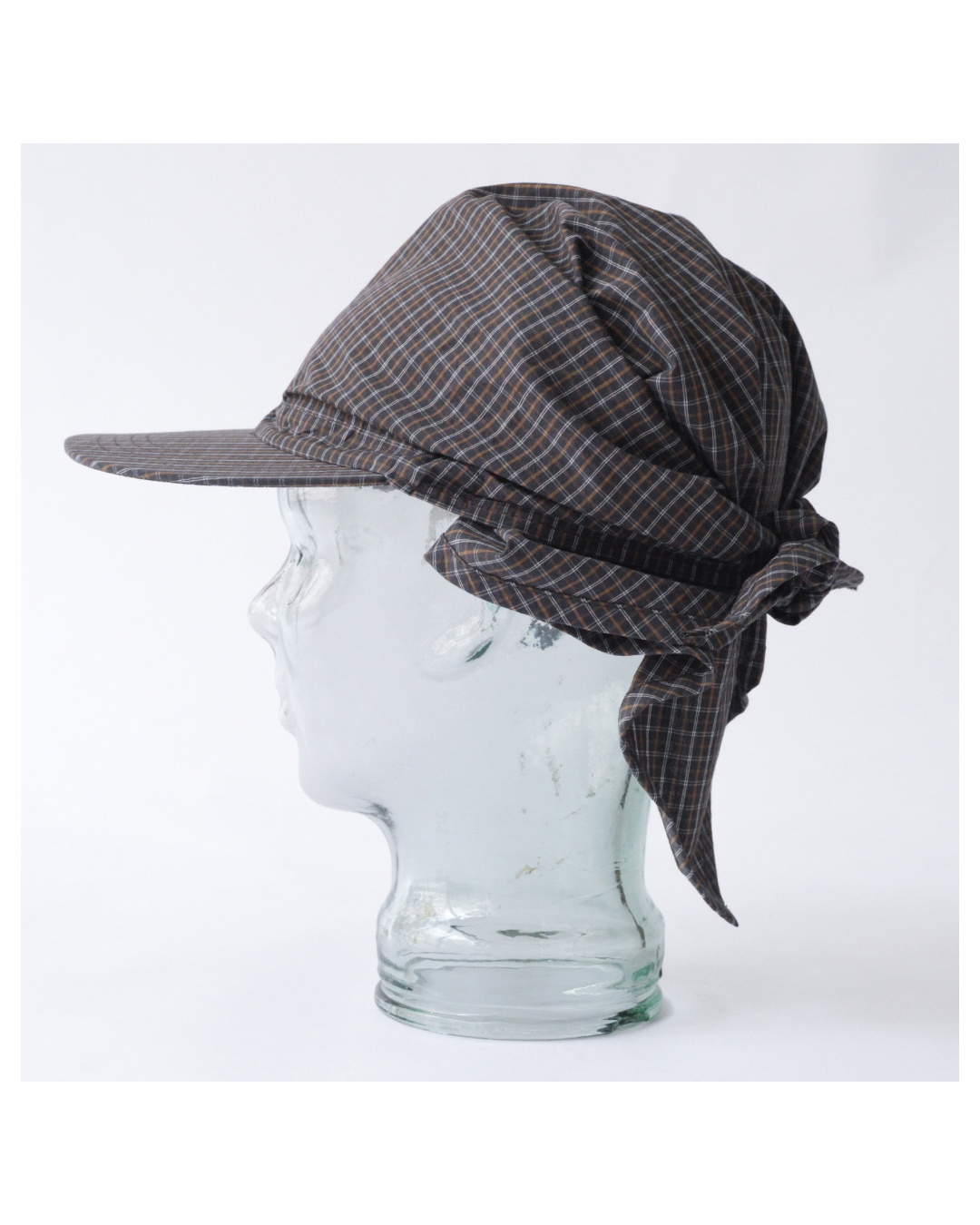 Sowhat Bandanna Cap Black plaid