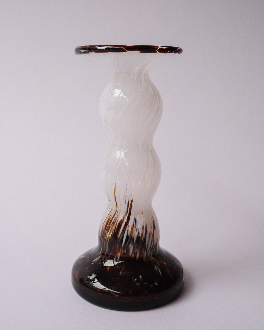 vintage glass vase made in sweden