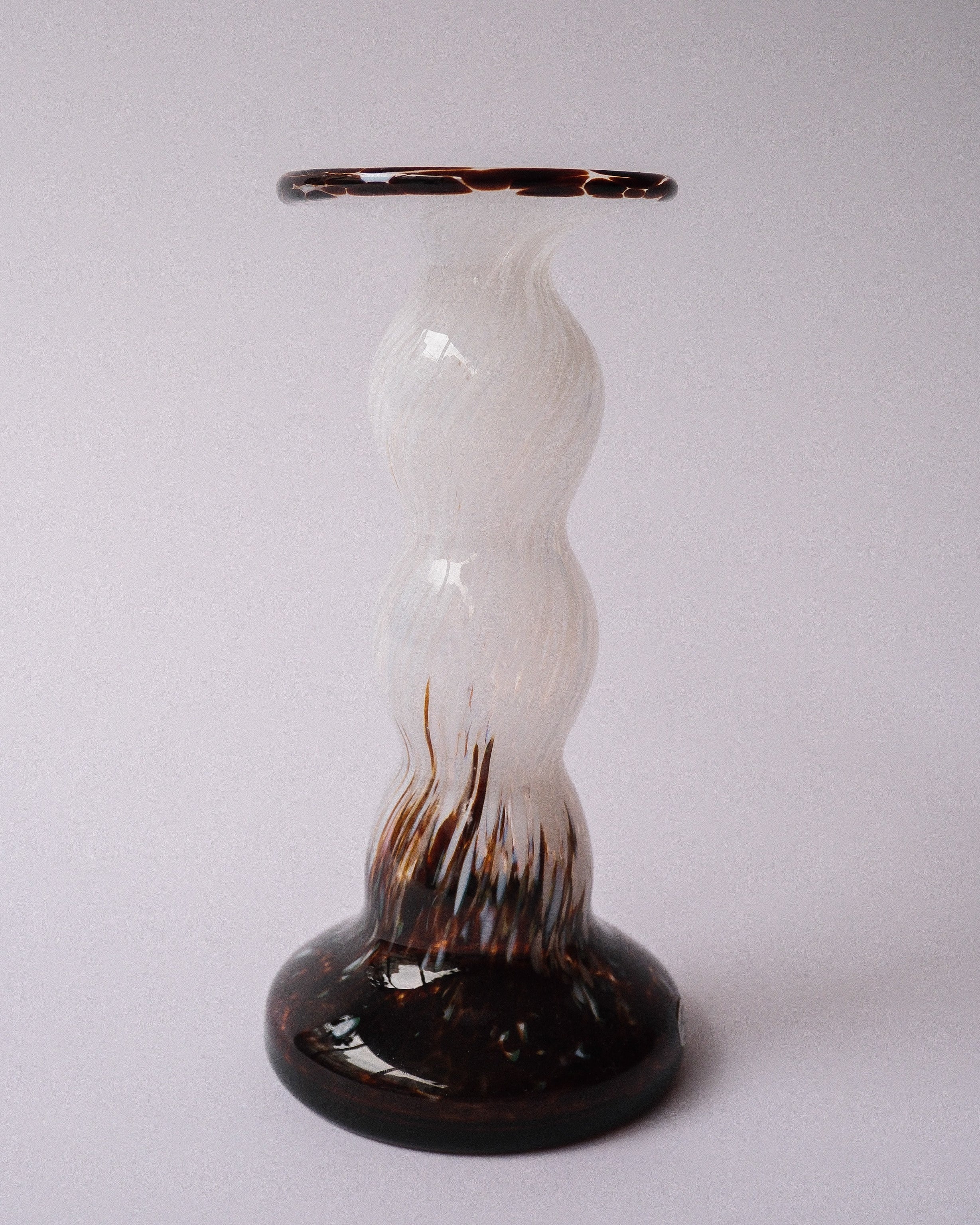 vintage glass vase made in sweden