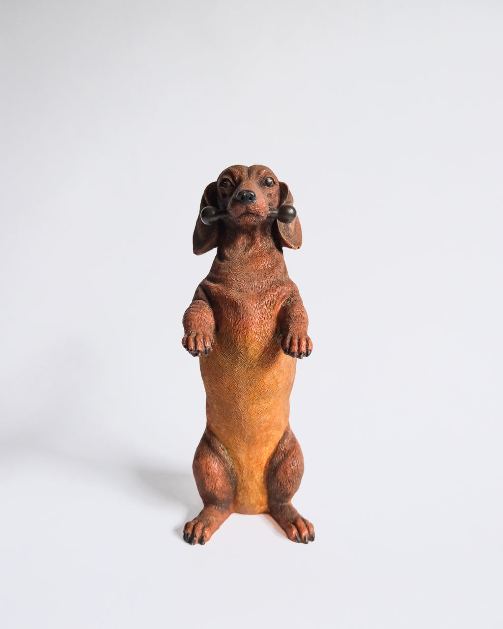 Standing dachshund figure