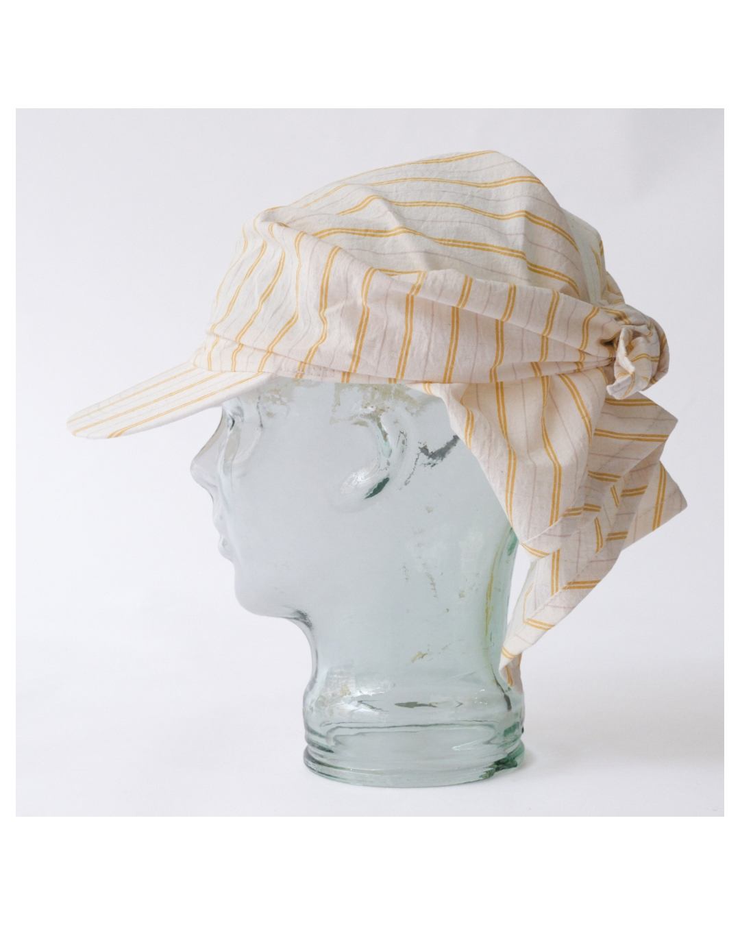 Sowhat Bandanna Cap Yellow Stripe
