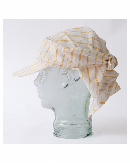 Sowhat Bandanna Cap Yellow Stripe