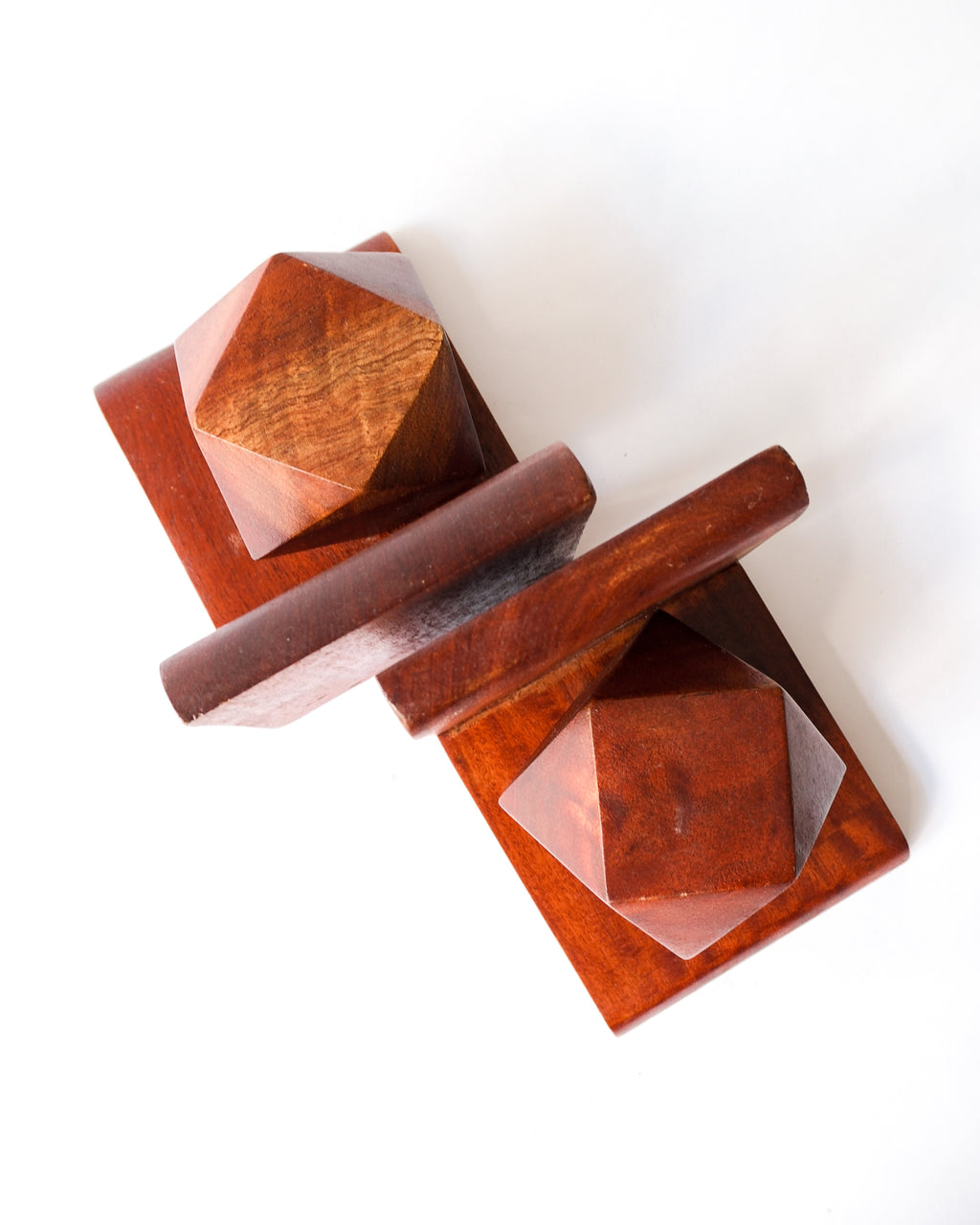 Vintage wooden bookend