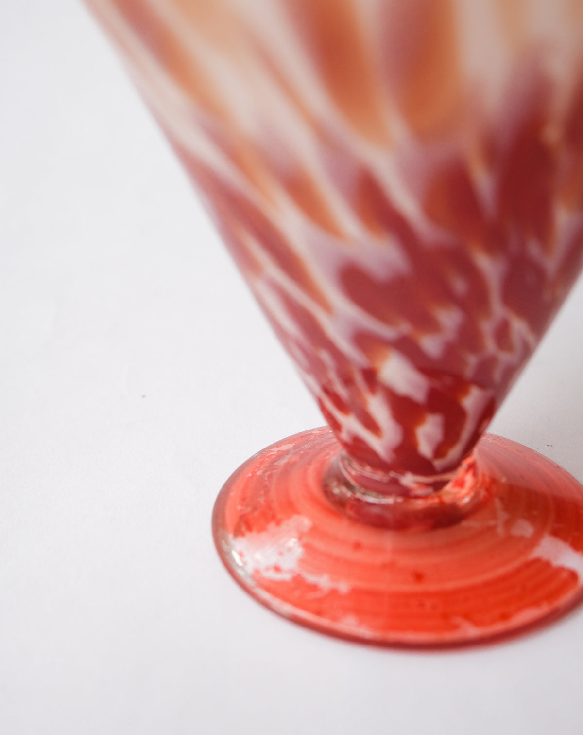 Vintage glass vase