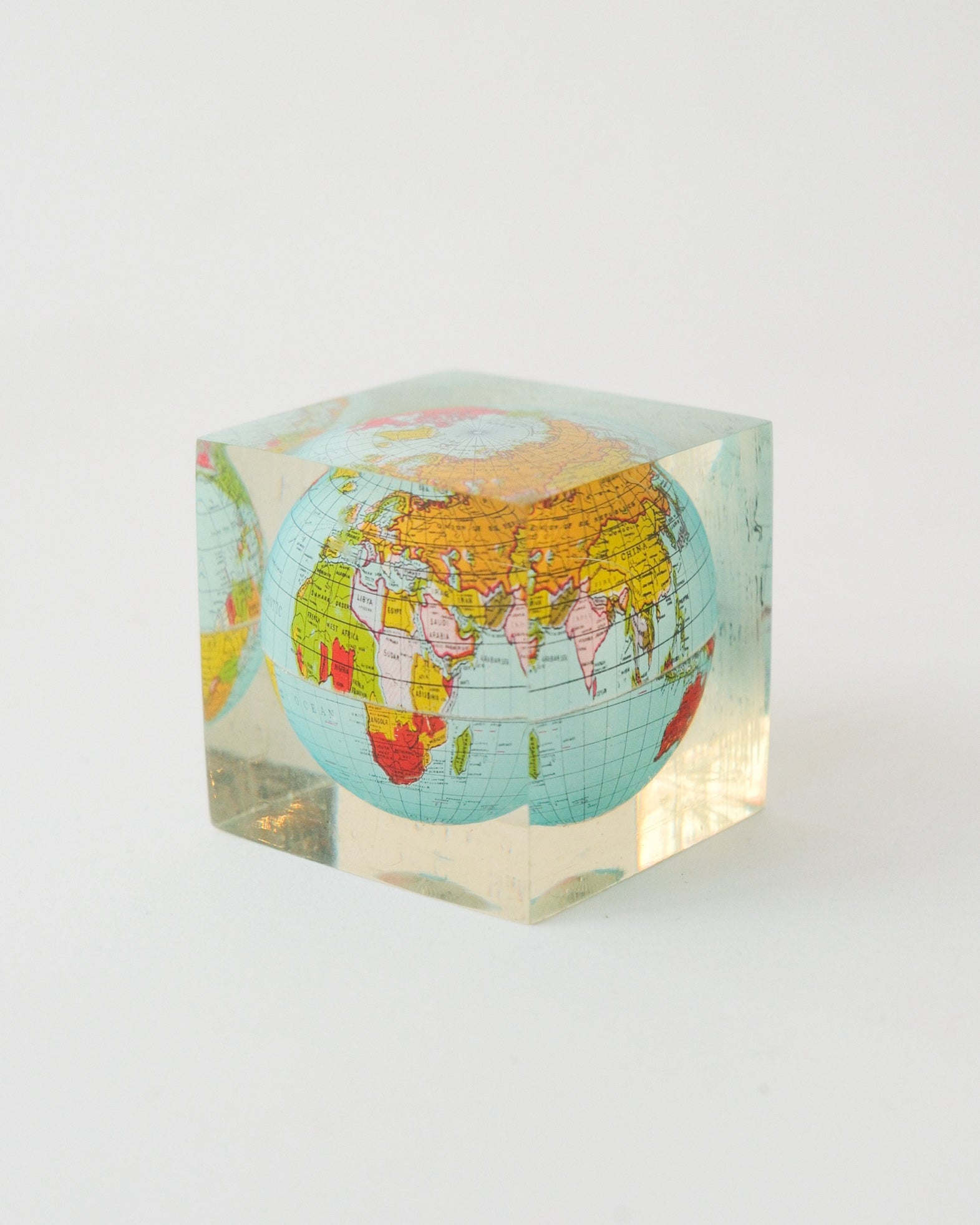 Globe Cube Object