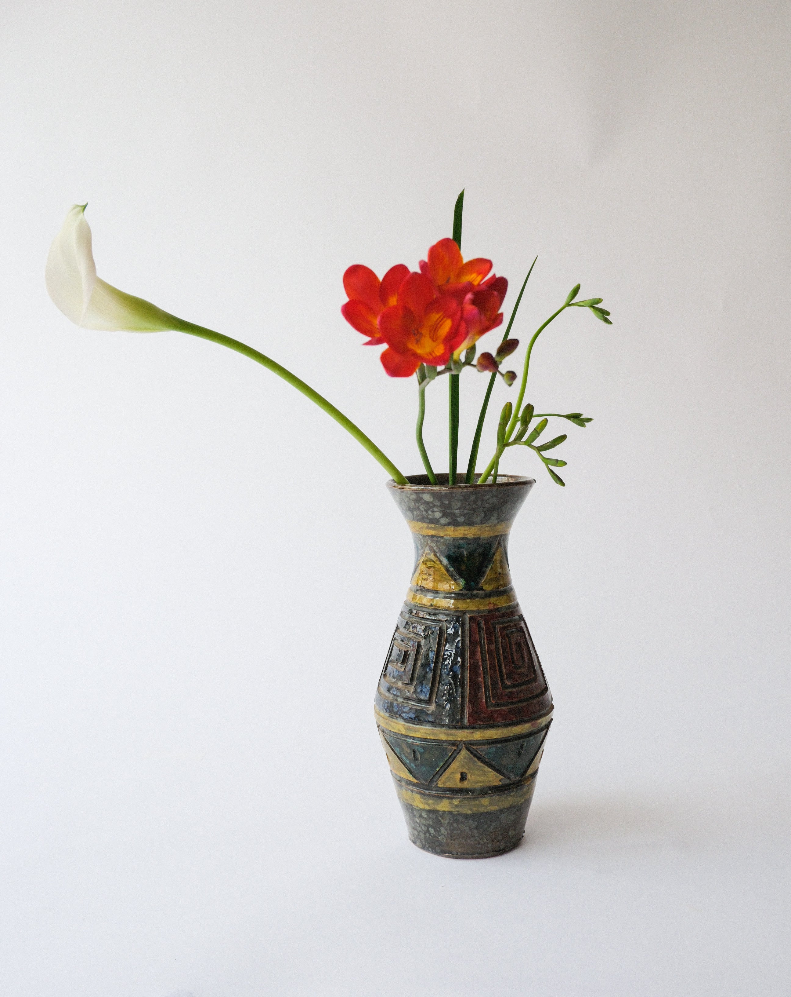 1950s-60s Made in Italy ceramic vase