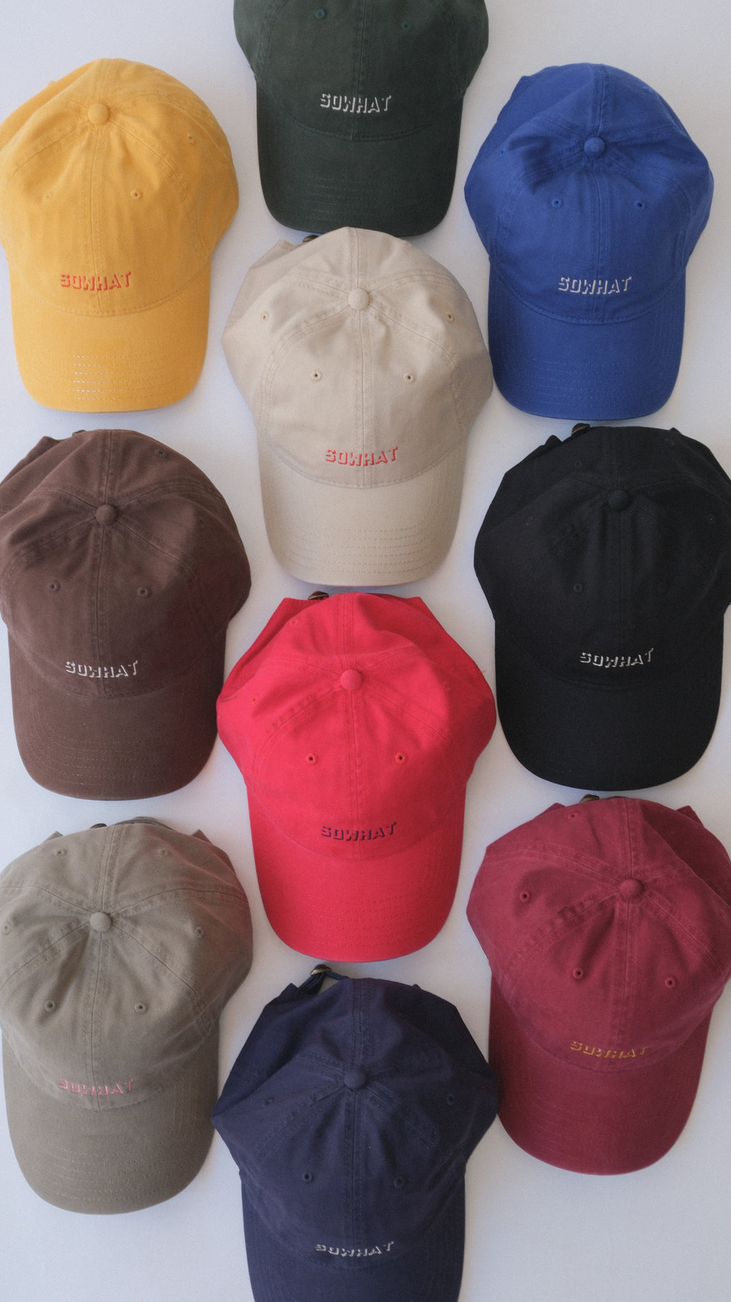 sowhat shadow logo cap