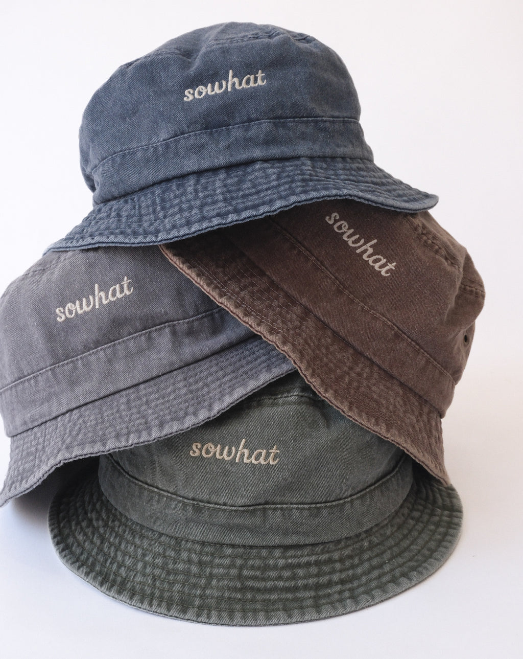 sowhat logo Bucket Hat