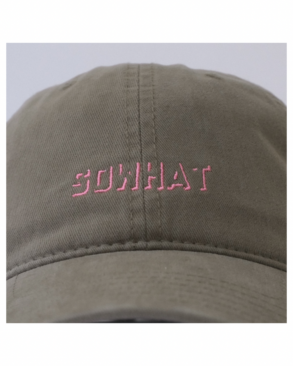 sowhat shadow logo cap