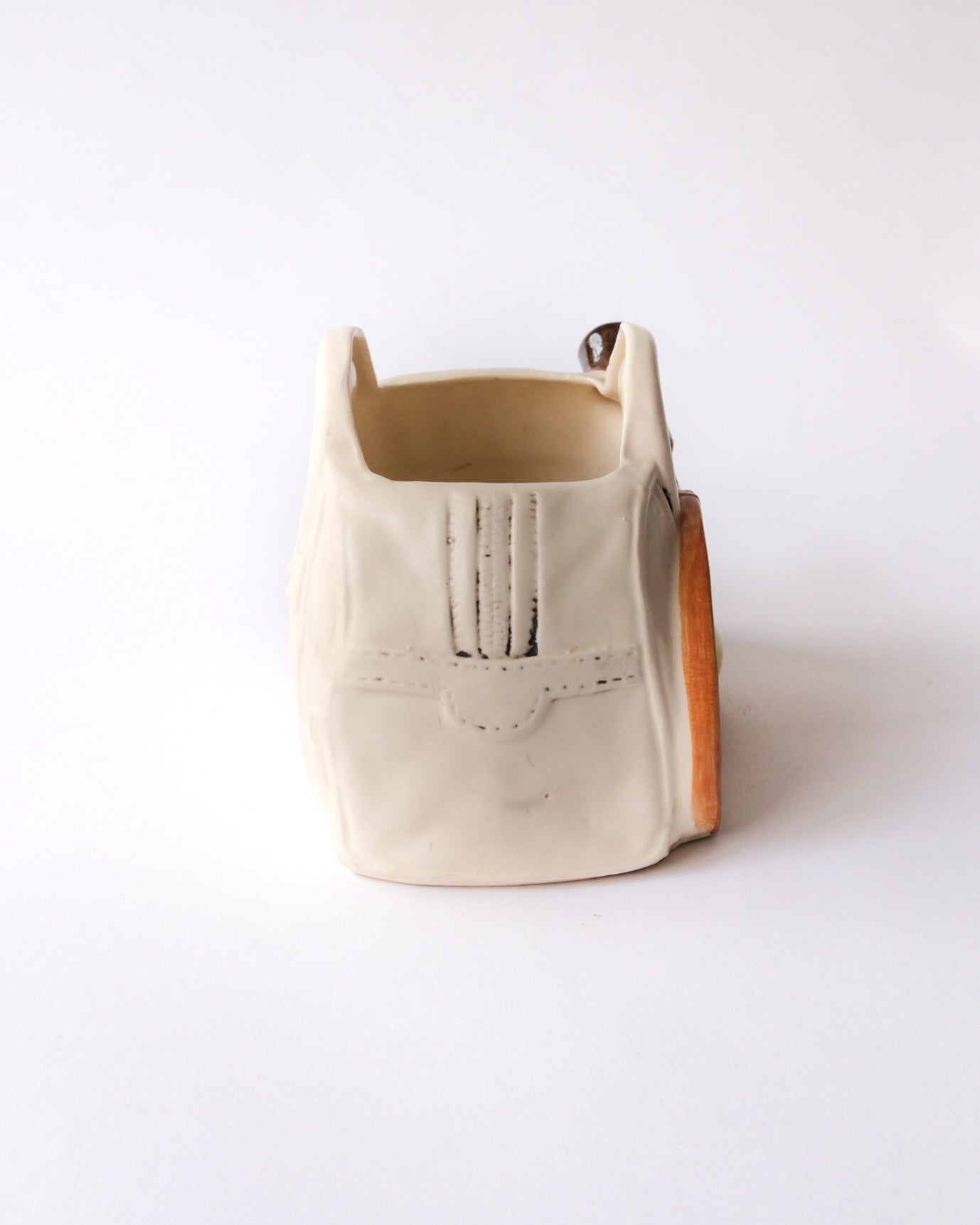 50-60’s Lefton tennis bag ceramic planter