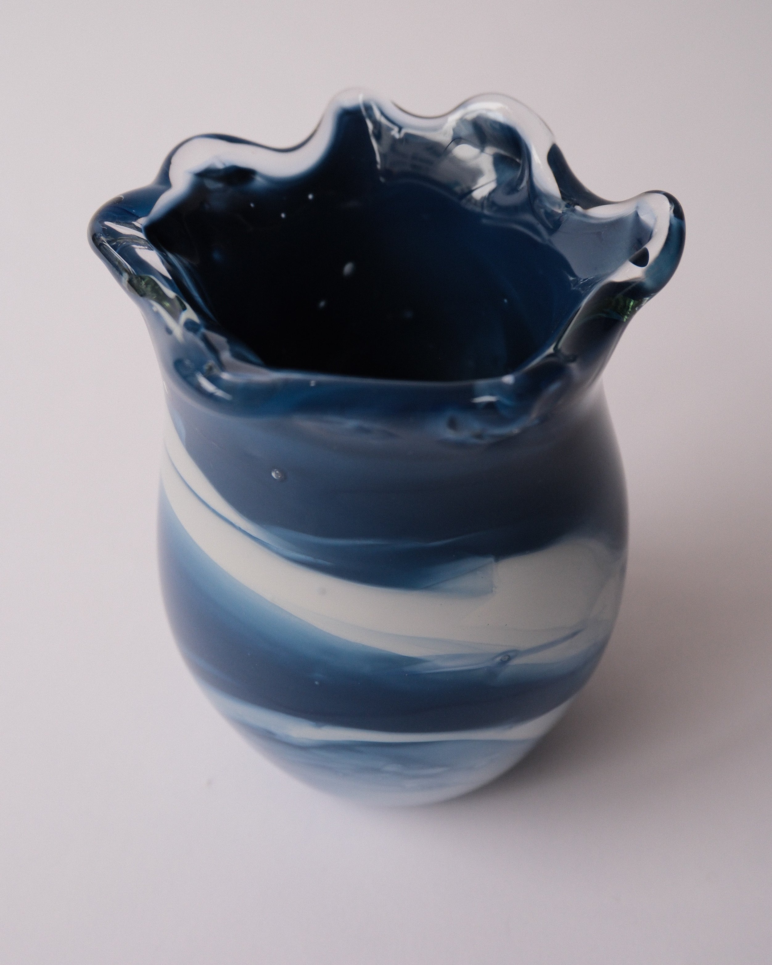 vintage art glass vase