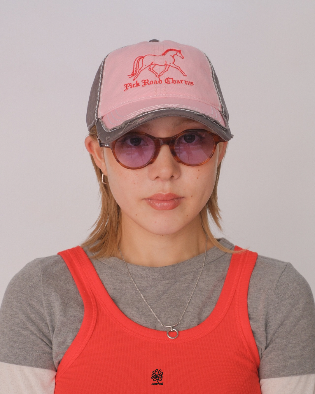 C.A.P. Pick Road Charms Horse Cap