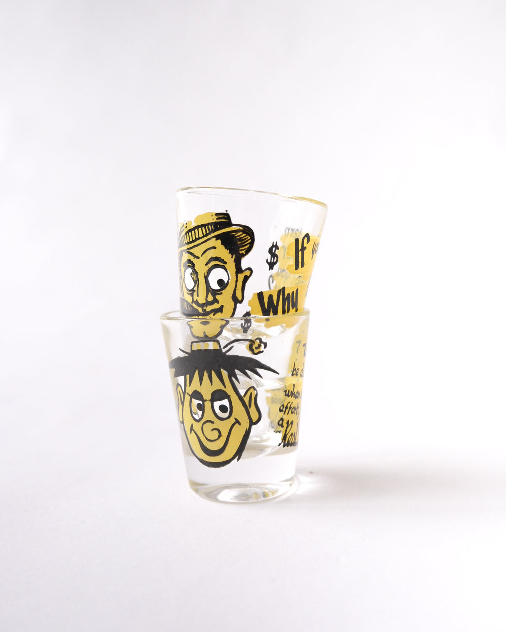 vintage shot glasses
