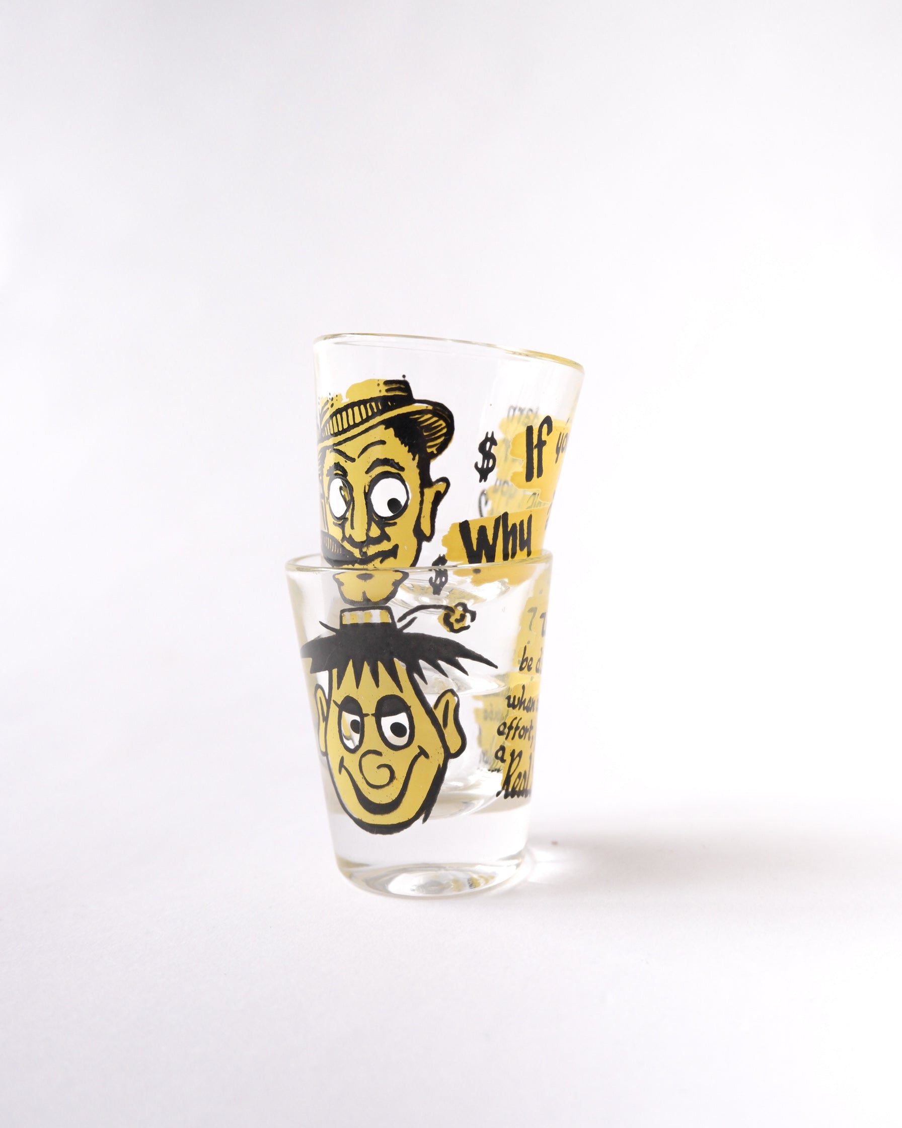 vintage shot glasses